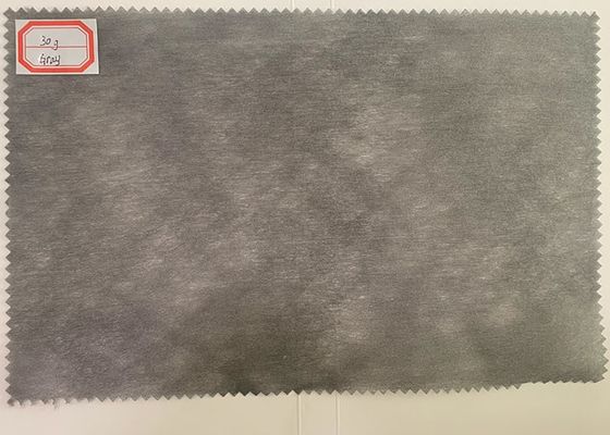 tela não tecida Gray For Artificial Leather Substrate de Spunlaced do poliéster 30g.