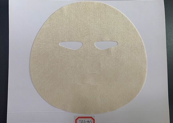 máscara facial não tecida de Spunlaced da fibra de 35g 100%Bamboo, máscara de olho