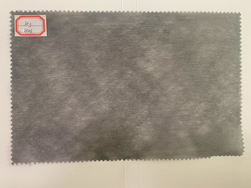 a tela do automóvel de 30g Gray Interior Decoration Lining For girou o laço não tecido