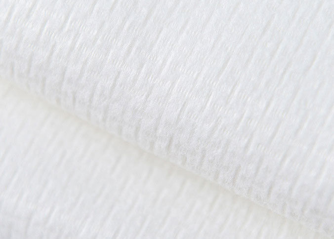 110g tecido não tecido do algodão de Spunlaced da cruz EF branca da grão 100%Viscose, Wips molhado