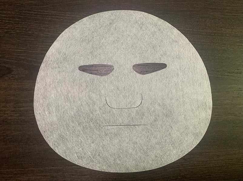 28g Tencel e tela não tecida de Spunlace da fibra de bambu para a máscara facial da beleza, máscara de olho
