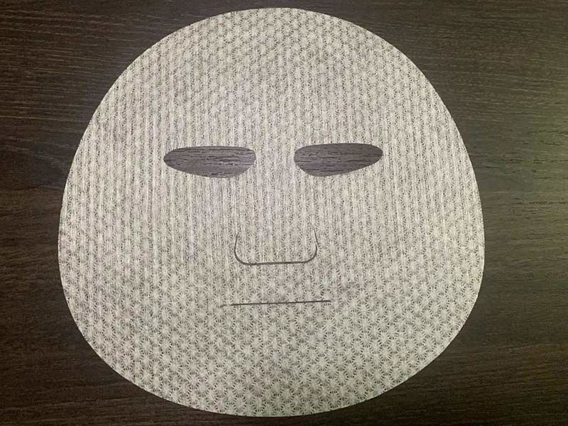 tela não tecida de Spunlace da fibra de acetato de Tencel&amp;Cellulose do austríaco 35g para a máscara facial da beleza, máscara de olho