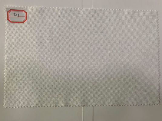 50g 100%Viscose branco Spunlace Mesh Cotton Tissue não tecido, toalha facial, limpezas molhadas